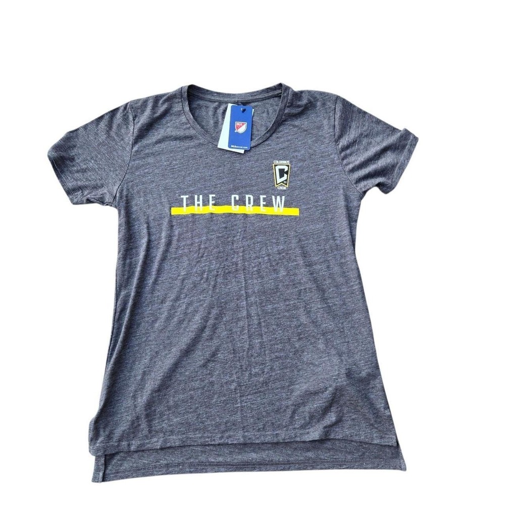 Columbus Crew crewneck gray short sleeve t shirt women's sz medium